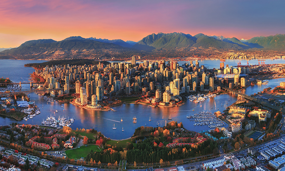 vancouver aerial view 1