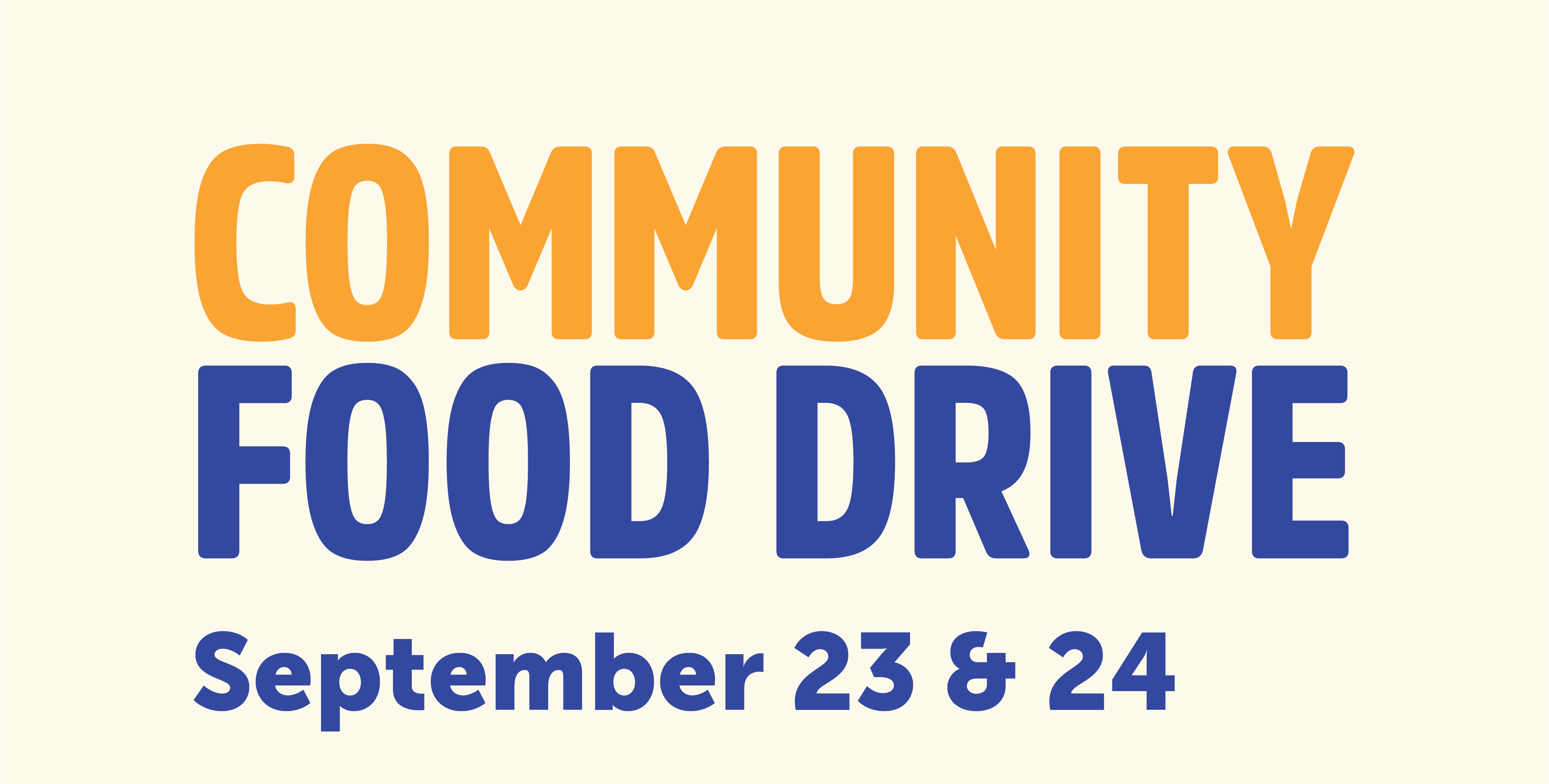 Community Food Drive_Poster